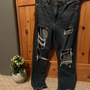 American eagle stretch ripped jeans